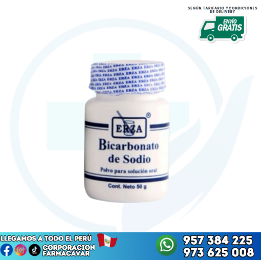 Bicarbonato de sodio 50g