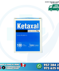 Ketaxal 10mg (KETOROLACO) X 100 TAB