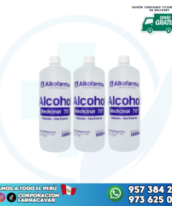 Alcohol 70º con dispensador Alkofarma de 1000ml