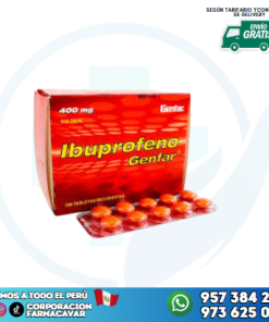 Ibuprofeno 400mg Genfar/ 100 tab