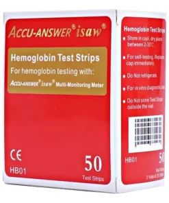 Tira de Hemoglobina - Accu Answer isaw 4en1