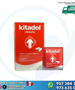 Kitadol Migraña /caja x 80 Tabletas