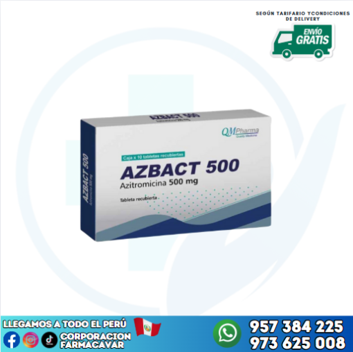 azitromicina 500 MG OQfarma