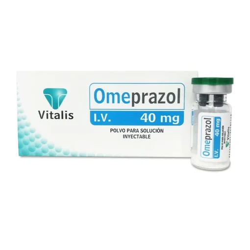 OMEPRAZOL 40MG solucion inyectable  caja x 1 vial