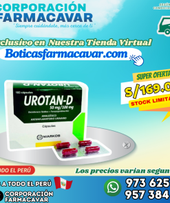 UROTAN D X 100CAPS