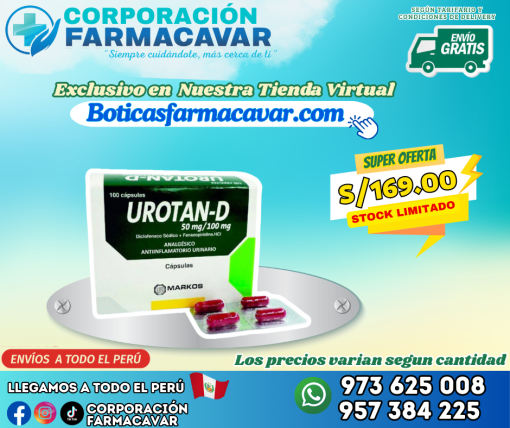 UROTAN D X 100CAPS