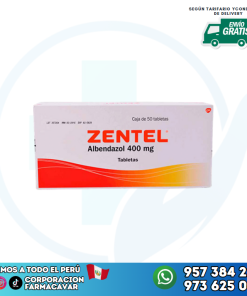 ZENTEL 400MG X50 TAB GSK