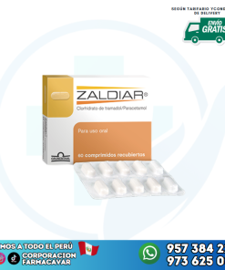 ZALDIAR (TRAMADOL / PARACETAMOL) X 60 COMPROMID