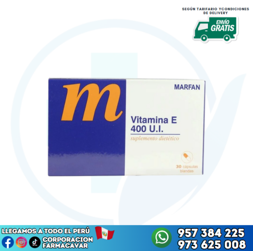 VITAMINA E 400 (MARFAN