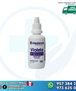 VIOLETA DE GENCIANA 1% 30ML PACK DE 12
