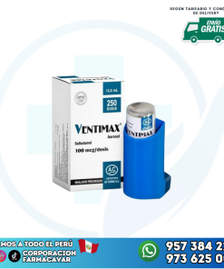 VENTIMAX 12,5ML SALBUTAMOL AEROSOL (250 DOSIS)