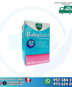 VICK BABY BALM BÁLSAMO PARA BEBÉ X 6 LATAS
