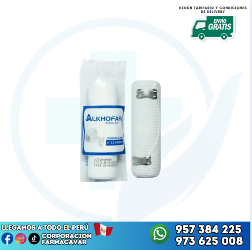 VENDAS ELASTICA 5*5 YARDAS