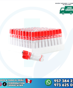 TUBO AL VACIO T/ROJA MICRO BLOOD COLECTION 0.5ML C/50 UND GOLDEN VAC CAJA X 50UND