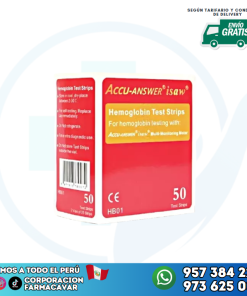 TIRA ACCU ANSWER (HEMOGLOBINA) 50 UND