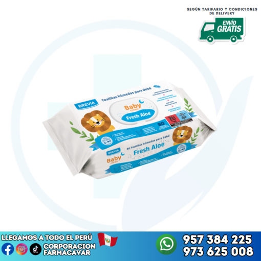 TOALLITAS HÚMEDAS X 80UND BABY FRESHC/U PACK DE 12