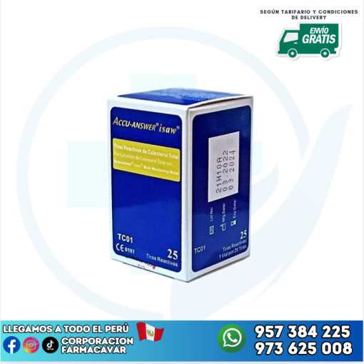 TIRA ACCU ANSWER (COLESTEROL) 25UND