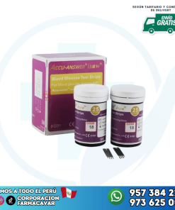 TIRA ACCU ANSWER (GLUCOSA) 50 UND
