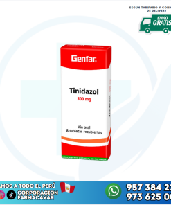 TINIDAZOL GENFAR 500MG X 8 TAB