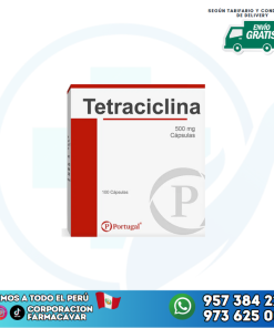 TETRACICLINA 500MG X 100 CAPS PORTUGAL