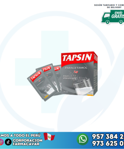 TAPSIN (PARACETAMOL 1G) EFERVESENTE SOBRE 3.7G