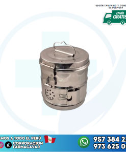 TAMBOR 10CM ACERO INOXIDABLE