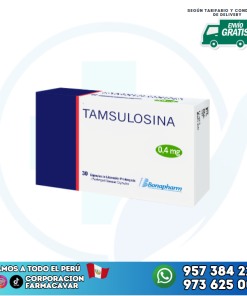 TAMSULOSINA 0,4MG X 30 CAPS BONAPHARM