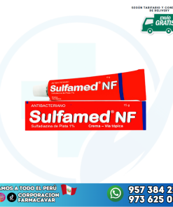 SULFAMED NF 15GR (SULFADIAZINA DE PLATA 1%)  CREMA