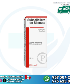 SUBSALICILATO DE BISMUTO 150ML PORTUGAL